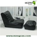 luxury pu leather sectional bean bag sofa recline bean bag chaise